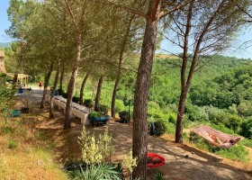 Casa & Glamping Sorriso in Umbrie, Italie hangmat Casa & Glamping Sorriso 30pluskids