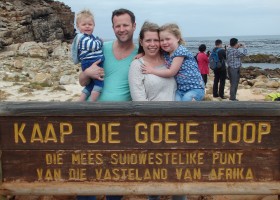 Riksja Family rondreis Zuid-Afrika Kaap de Goede Hoop Riksja Family Zuid-Afrika 30pluskids