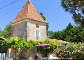 Domaine Bessiere in de Lot-et-Garonne, Frankrijk gite Domaine Bessière 30pluskids