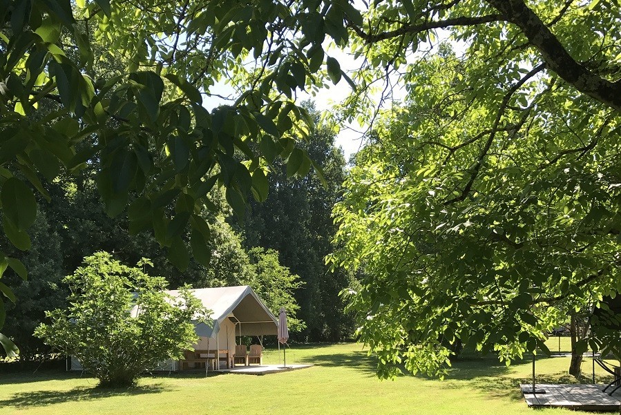 domaine les gazailles huis aan de lot in de lot et garonne frankrijk safaritent - 30pluskids