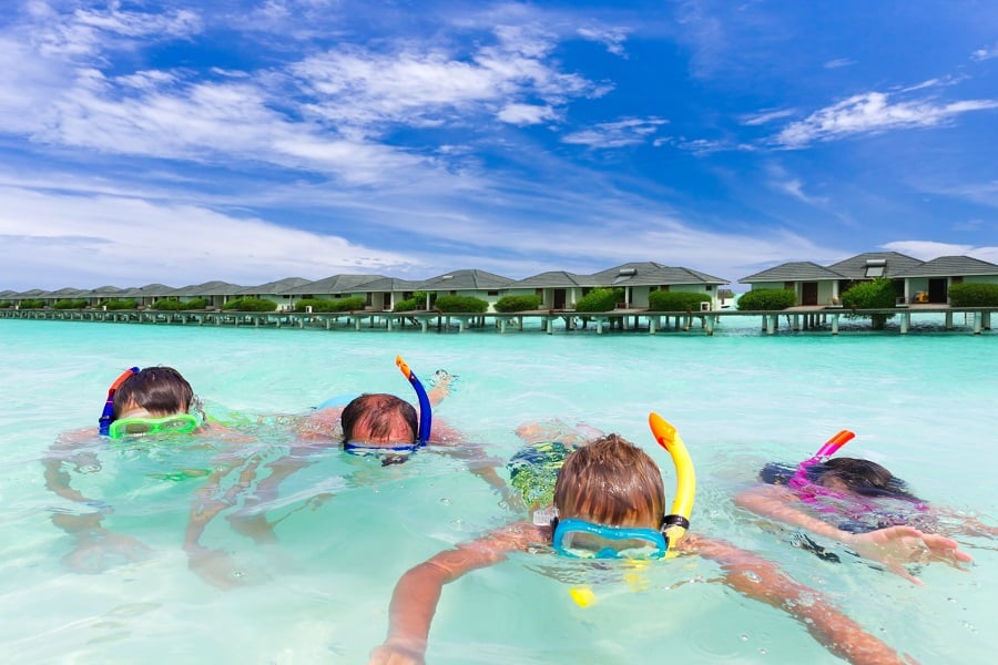 30pluskids vakantie met kinderen in Azie Malediven