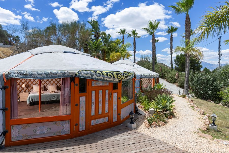 La Granja de Antonio in Andalusie Spanje exterieur yurt - 30pluskids