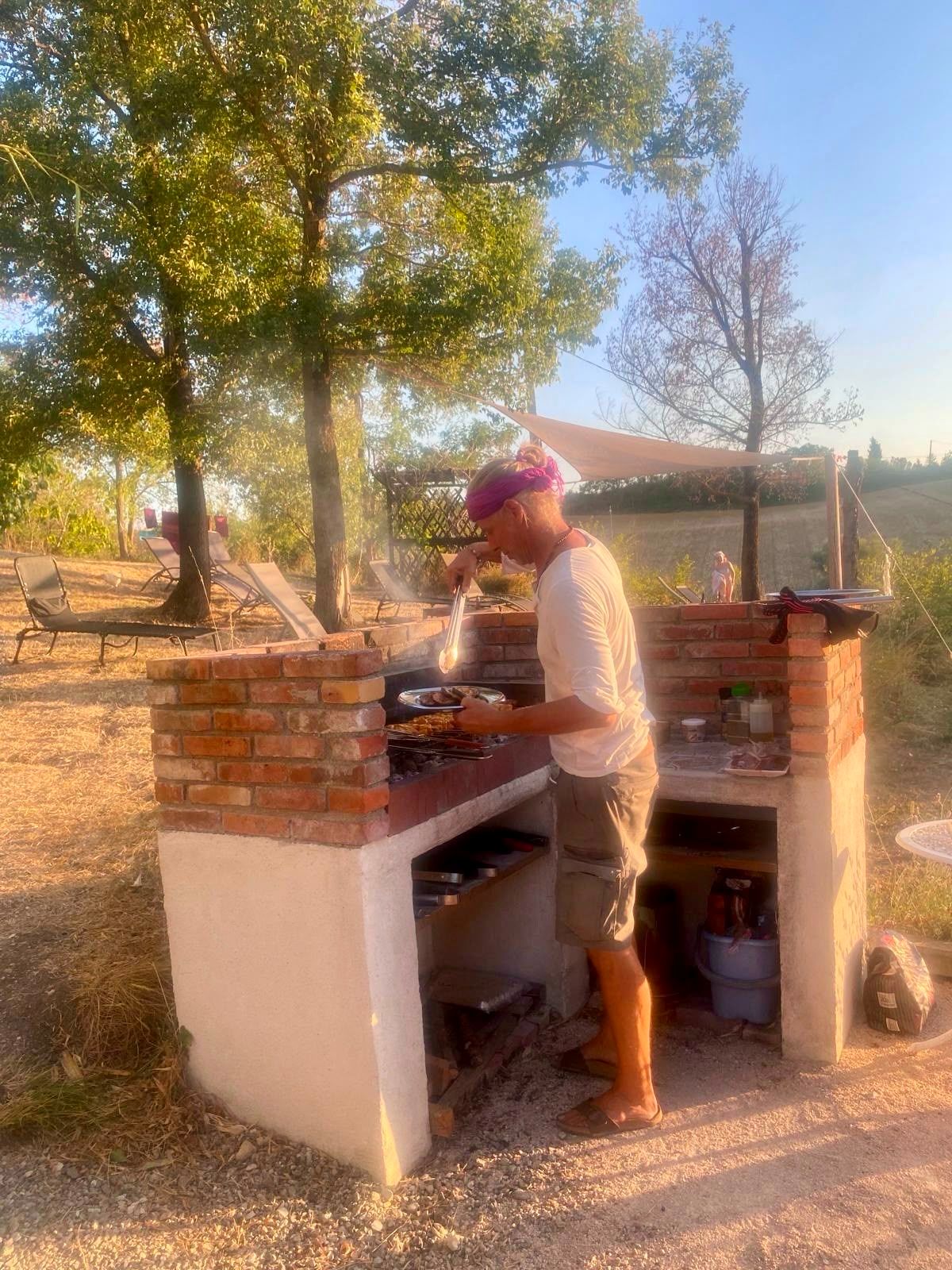 Domaine du cammazet in de ariege zuid frankrijk rendal barbecue