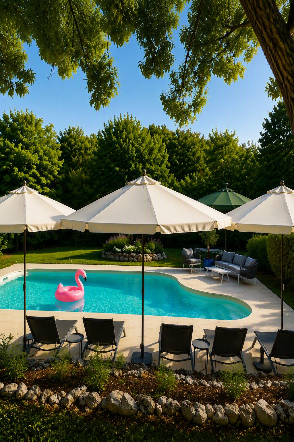 Domaine la cambie in de dordogne frankrijk zwembad