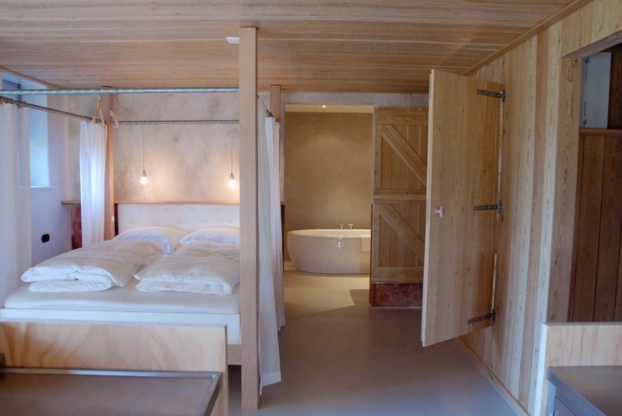 drostes boerderijlodges in twente nederland heerman hemelbed bedstede badkamer - 30pluskids
