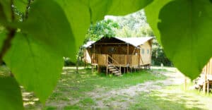 safaritent van Vodatent in Frankrijk midden in de natuur