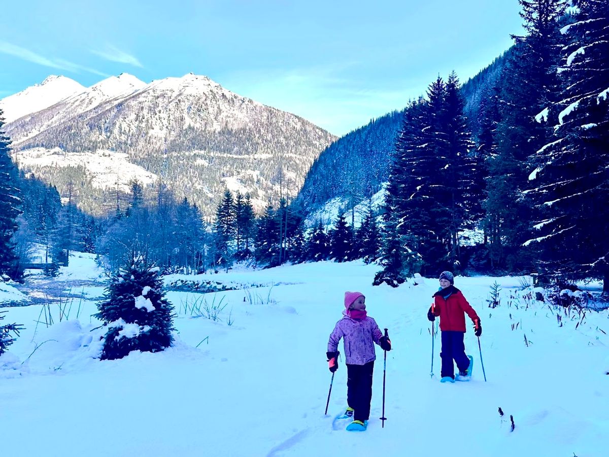 Berghaus wanderlust in mallnitz oostenrijk 5 sneeuwschoenwandelen