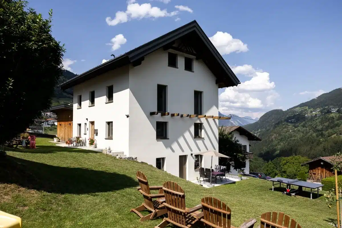 First Mountain in Wenns in het Oostenrijkse Pitztal appartementengebouw