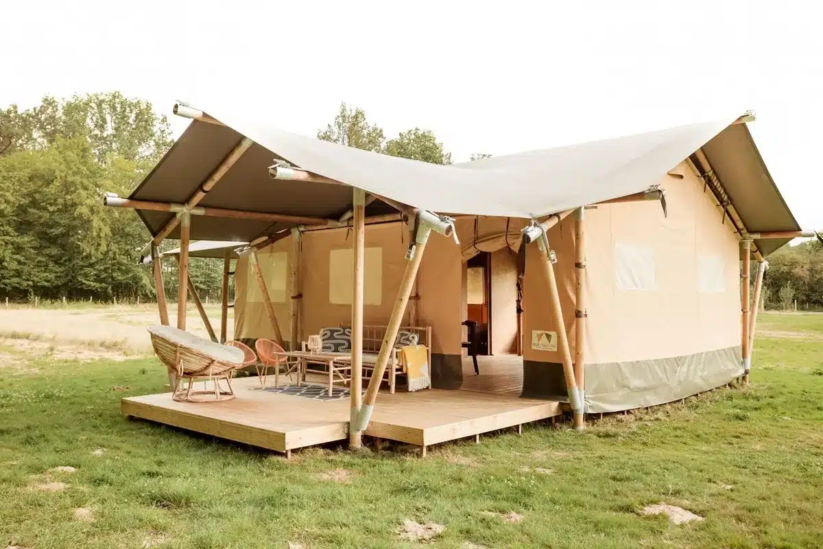 Safaritent in de Bourgogne bij Festilux