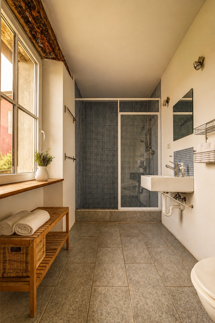 Casa staccata in piemonte italie badkamer