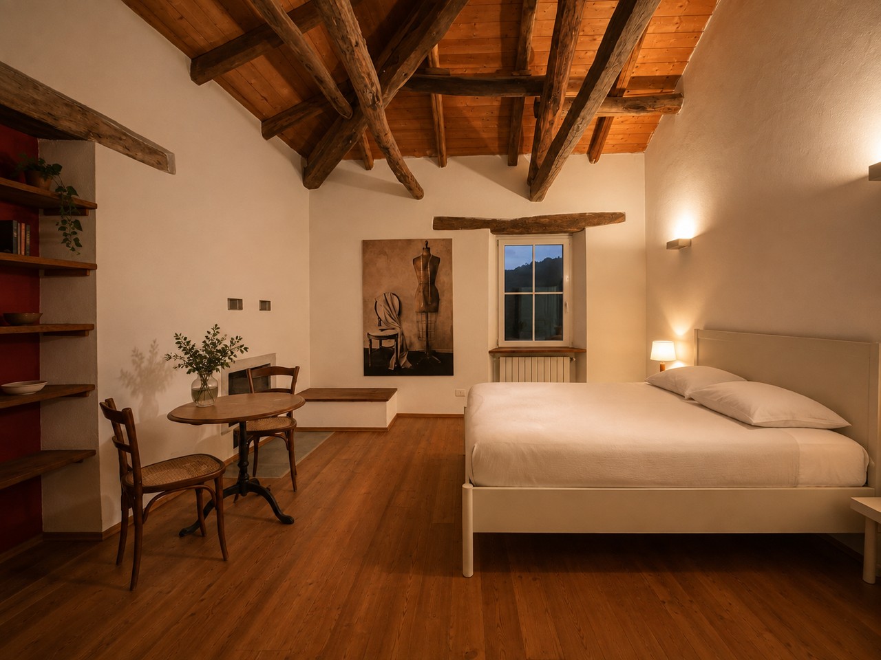 Casa staccata in piemonte italie slaapkamer